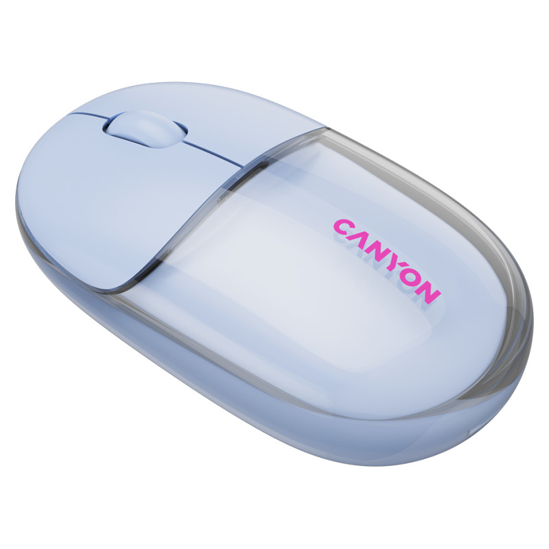 Canyon mouse OnClick 24 BT/ Wireless Transparent/Blue