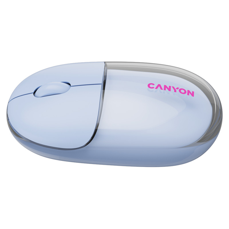 Canyon mouse OnClick 24 BT/ Wireless Transparent/Blue