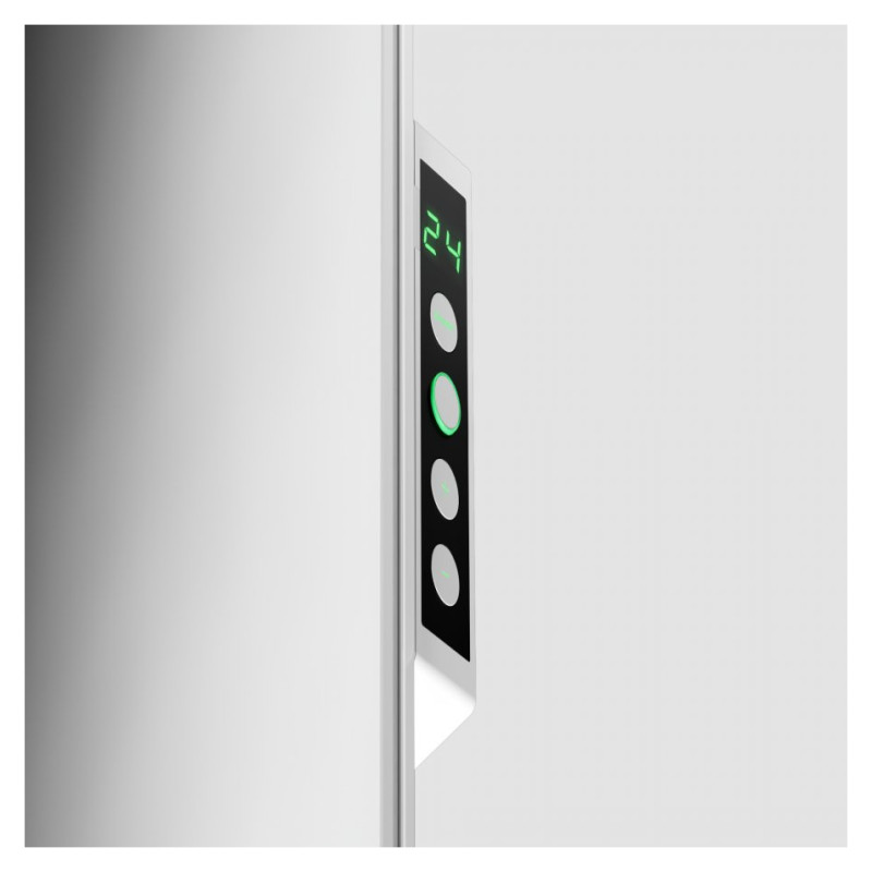 Aeno Premium Eco Smart Heater, 700W, Tempered glass, Infrared+convection heating type, Led display Plug type: Europe (E/F type), WHITE