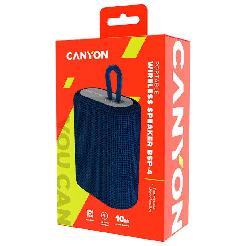 Canyon speaker BSP-4 5W Blue