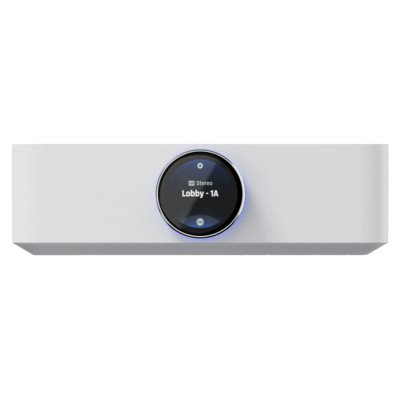 Ubiquiti UPL-Amp-W-EU Premium speaker amplifier designed for high-fidelity multi-zone audio streaming and immersive spatial sound experiences, 130 watts per channel at 8 ohms, 2x speaker terminal outputs with (2) custom-designed banana plugs include