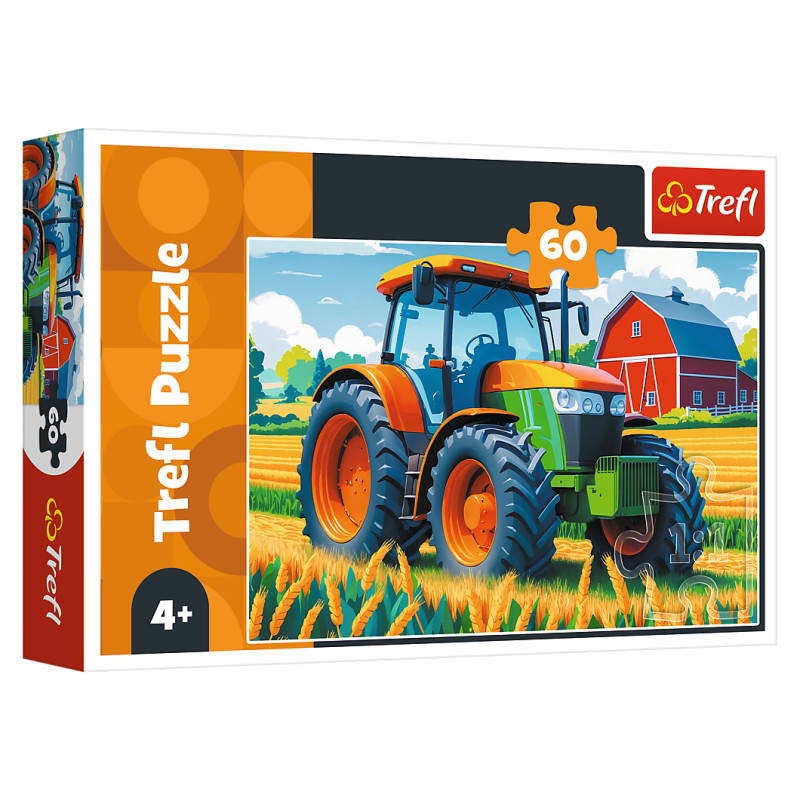 Trefl Puzle traktors, 60 gab.