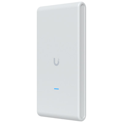 Ubiquiti U6-Mesh-Pro-EU Indoor/outdoor WiFi 6 AP with 4 spatial streams, an integrated super antenna, and a gigabit passthrough port