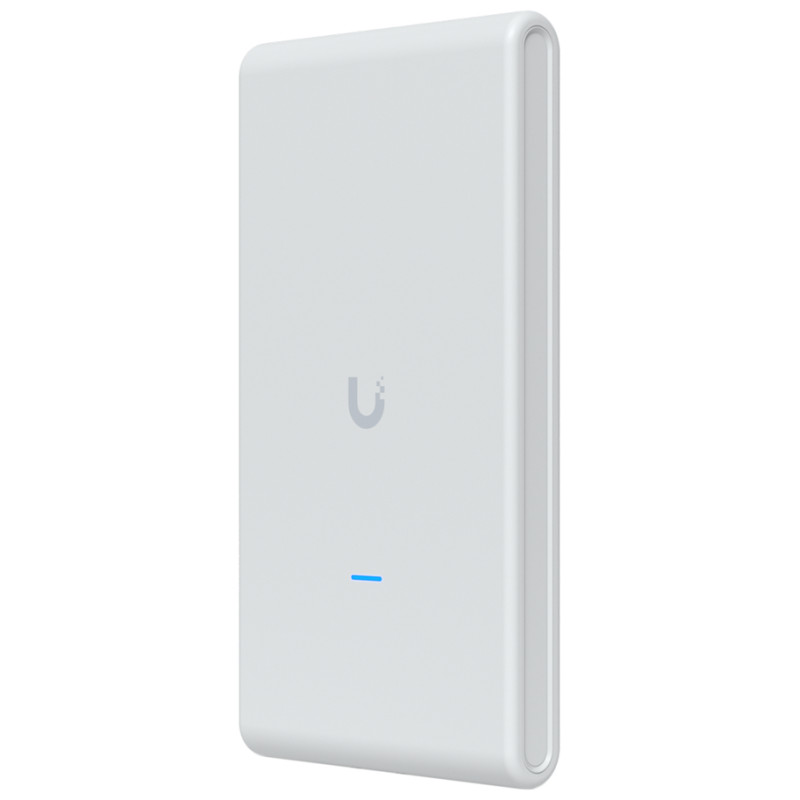 Ubiquiti U6-Mesh-Pro-EU Indoor/outdoor WiFi 6 AP with 4 spatial streams, an integrated super antenna, and a gigabit passthrough port