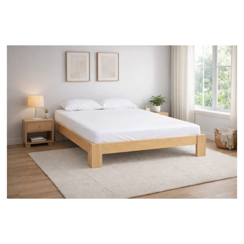 Emis Gultas komplekts ar matraci &ldquo;Tango&rdquo; 160x200 / Balts / Comfort