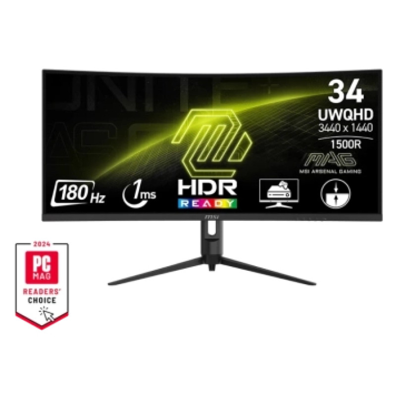 MSI Monitors MSI MAG 342CQR E2 34 VA Curved