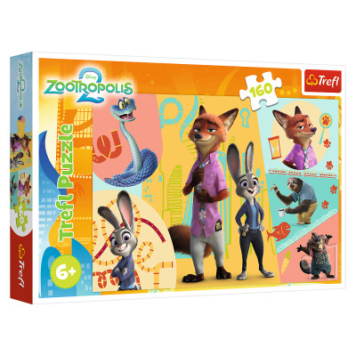 Trefl DISNEY Puzle Zootropole, 160 gab.