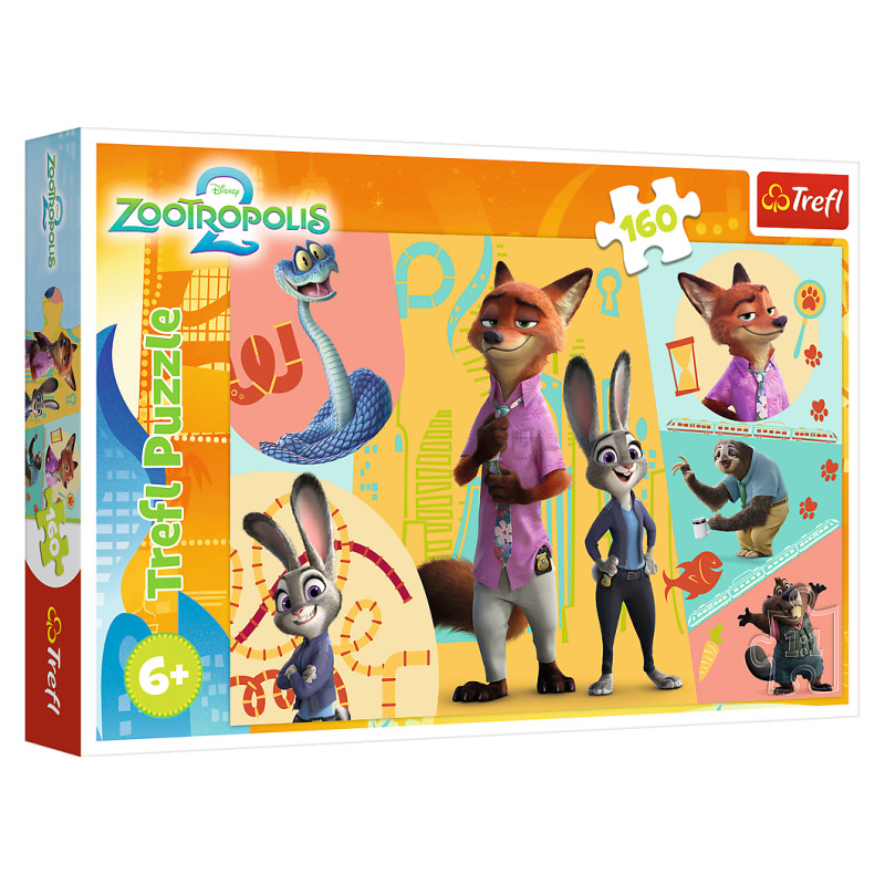 Trefl DISNEY Puzle Zootropole, 160 gab.