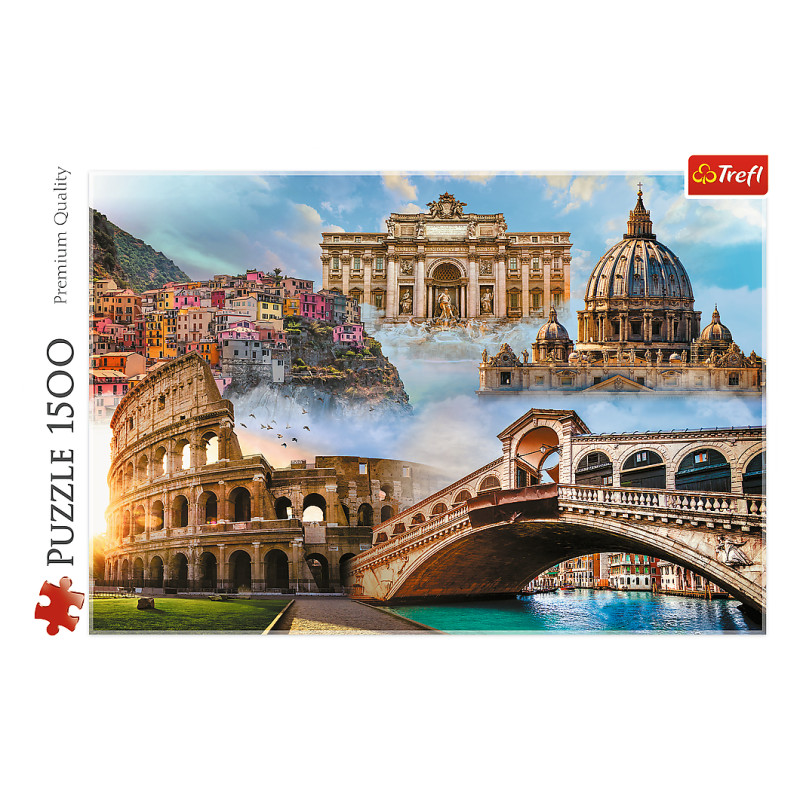 Trefl Puzle Itālija, 1500 gab.