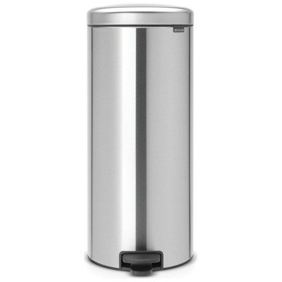 Brabantia atkritumu tvertne ar pedāli NewIcon, 30 l, Matt Steel - 114380