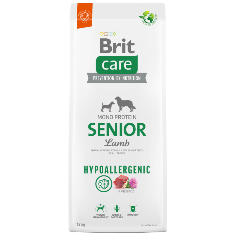 Brit Care HP Senior Lamb & Rice 3 kg - barība suņiem