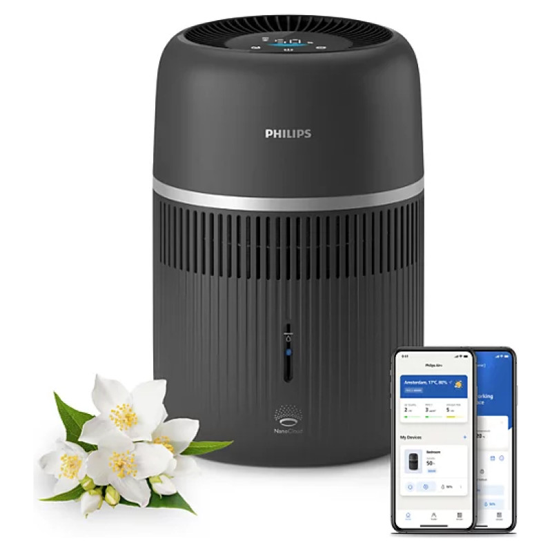 Philips 4000 sērijas gaisa mitrinātājs, ogles pelēks - HU4210/03