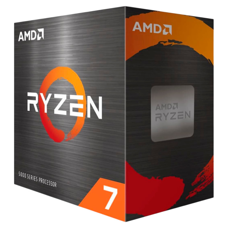 AMD CPU Desktop Ryzen 7 8C/16T 5700 (3.7/4.6GHz, 20MB,65W,AM4) box, with Wraith Stealth Cooler