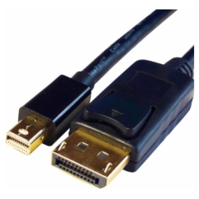 Brackton mini DisplayPort Male - DisplayPort Male 1m Black 4K