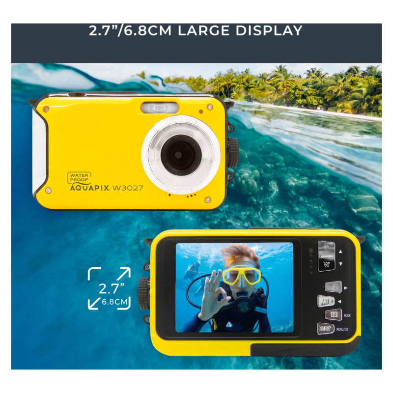 Easypix Aquapix W3027 Wave Yellow 10032
