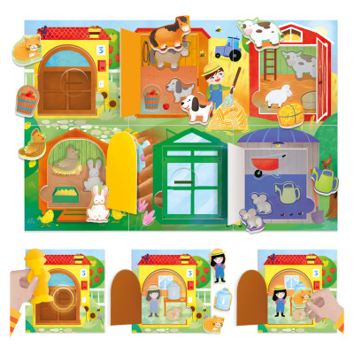 Headu atmiņas spēle &ldquo;Peekaboo Baby Farm&rdquo;