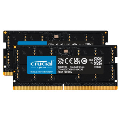 Crucial NB MEMORY 64GB DDR5-5600 SO/KIT2 CT2K32G56C46S5 CRUCIAL