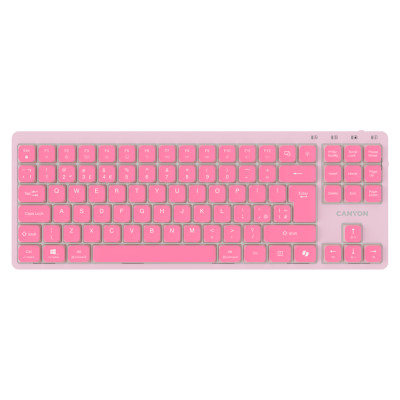 Canyon Keyboard OnType 10 Low Profile EN Wired Pink