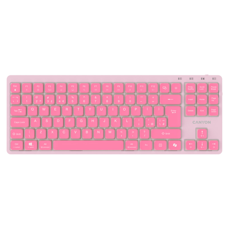 Canyon Keyboard OnType 10 Low Profile EN Wired Pink