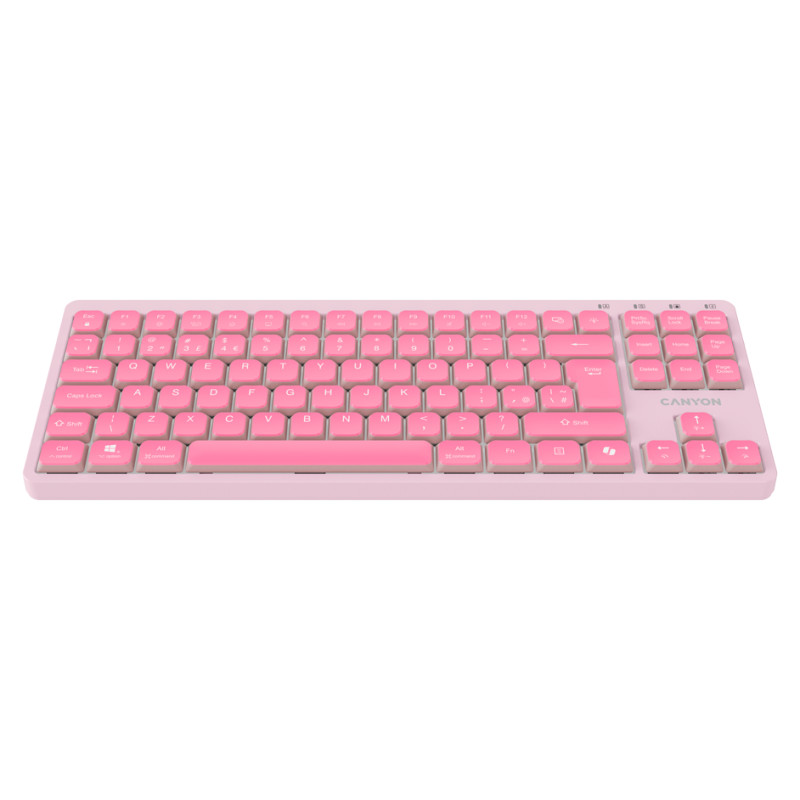 Canyon Keyboard OnType 10 Low Profile EN Wired Pink