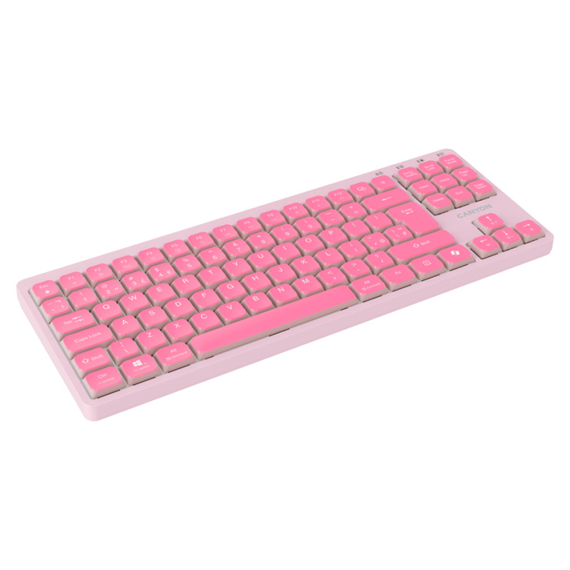 Canyon Keyboard OnType 10 Low Profile EN Wired Pink