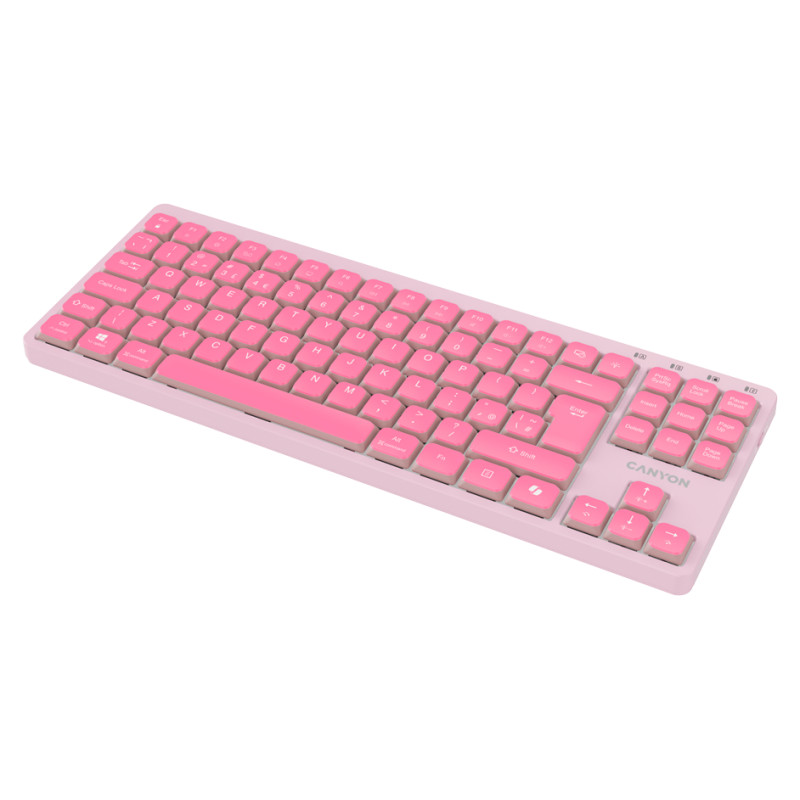Canyon Keyboard OnType 10 Low Profile EN Wired Pink