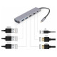 Gembird Dokastacija Gembird USB Type-C 3-in-1 multi-port (Hub + HDMI + PD)