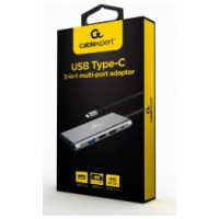 Gembird Dokastacija Gembird USB Type-C 3-in-1 multi-port (Hub + HDMI + PD)