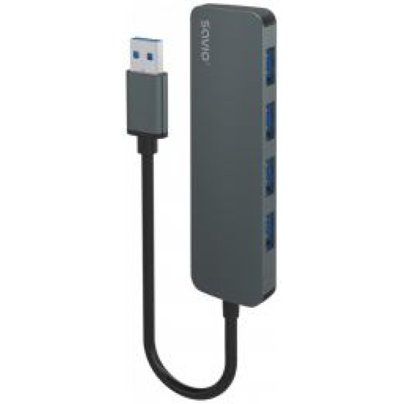 Savio USB Centrmezgls Savio AK-53 4-Port USB 3.1 Gen 1