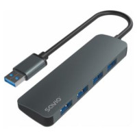 Savio USB Centrmezgls Savio AK-53 4-Port USB 3.1 Gen 1