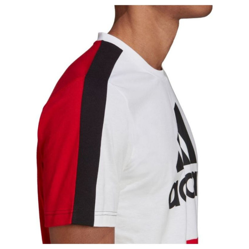 Adidas Essentials Colorblock Single Jersey Tee M HE4330 (S)