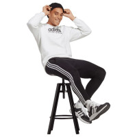 Adidas Essentials Single Jersey Tapered Open Hem 3-Stripes M IC0044 (S)