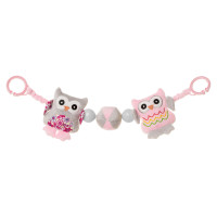 4Baby Grabulis ratiņiem OWLS pink 4BABY OP11