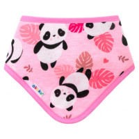 Akuku Priekšautiņš-lakatiņš PINK PANDA AKUKU A1511