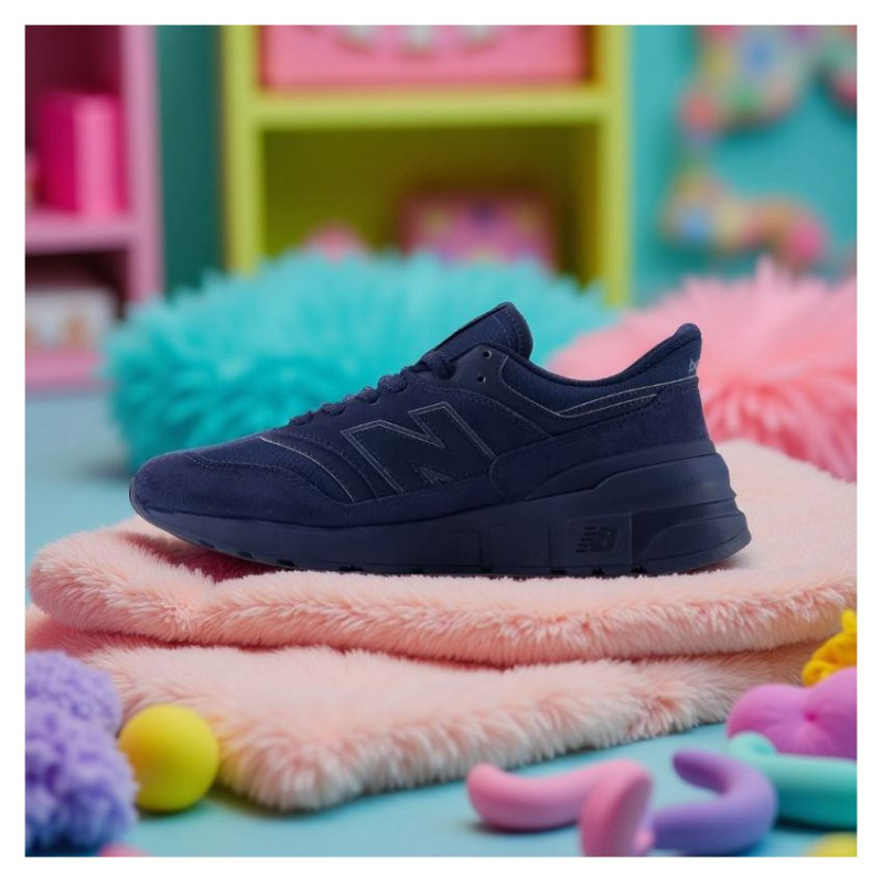New Balance Men's New Balance 997 sneakers suede lifestyle sports shoes navy blue (U997RMH) (45.0)