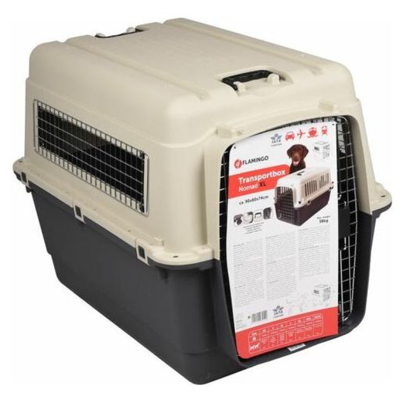 Flamingo aviācijas transporta būris NOMAD XL 90x60x74 cm