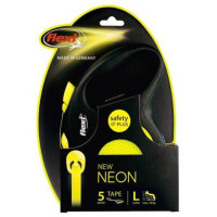 Flexi Neon (New Classic) L 5 m (lente) - pavada suņiem