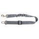 Flamingo auto drošības josta adapteris RUKA SHOCK ABSORBER GREY 60-80cm/32mm