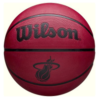 Wilson NBA Team Tribute Solid Miami Heat Ball WZ4025416XB Basketball Ball (5)