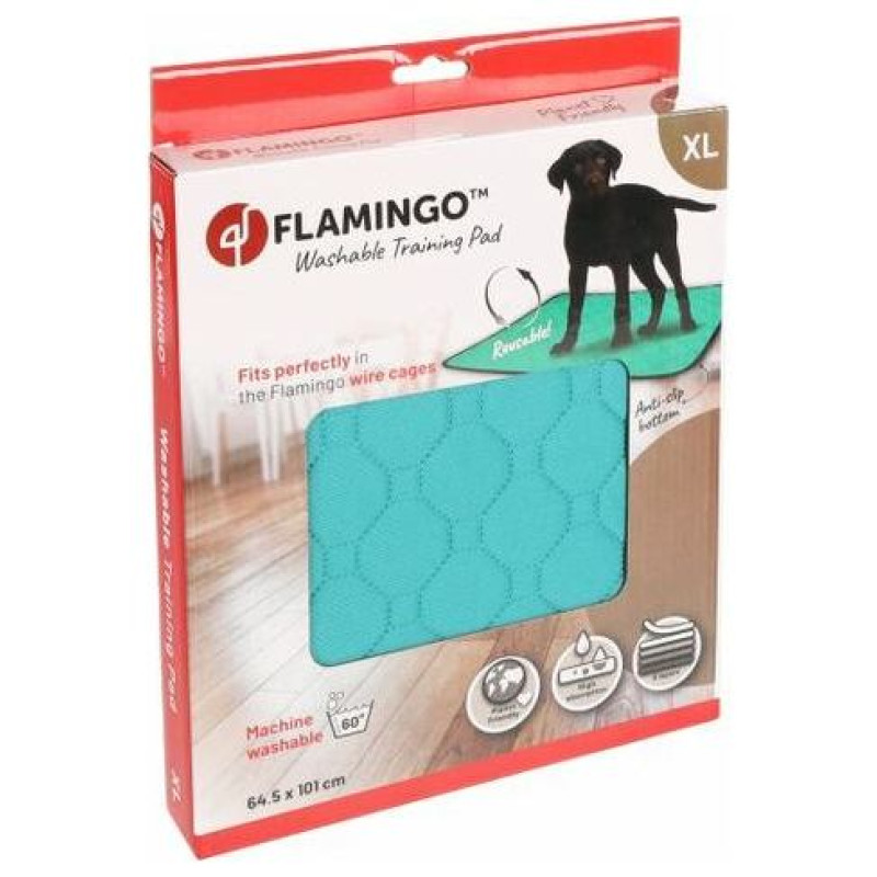 Flamingo TRAINING PAD GREEN XL ANTISLIP 101x64,5cm  - apmācības paliktnis