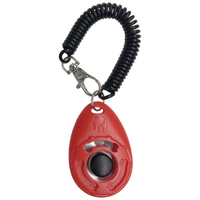 Record CLICKER red 17cm - ierīce suņu trenē&scaron;anai