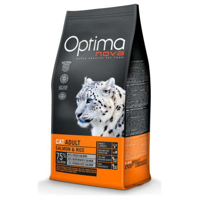 Optimanova Cat Adult Salmon & Rice 8 kg