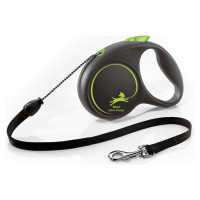 Flexi black design M Cord 5m green