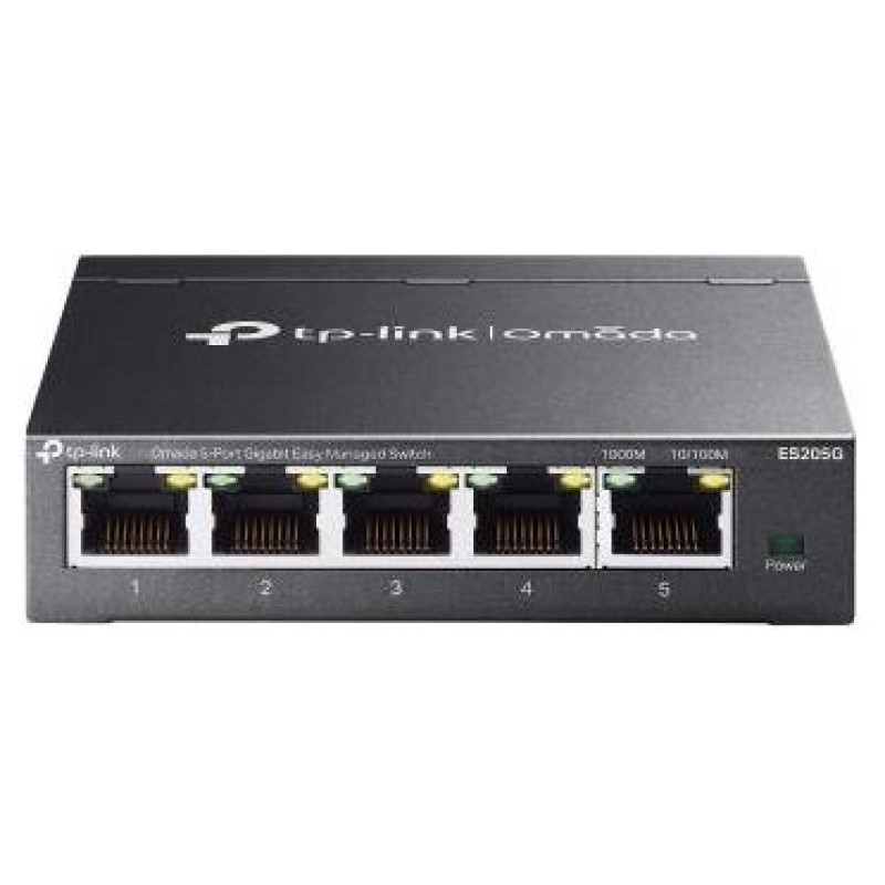 Tp-Link Switch|TP-LINK|Desktop/pedestal|5x10Base-T / 100Base-TX / 1000Base-T|ES205G