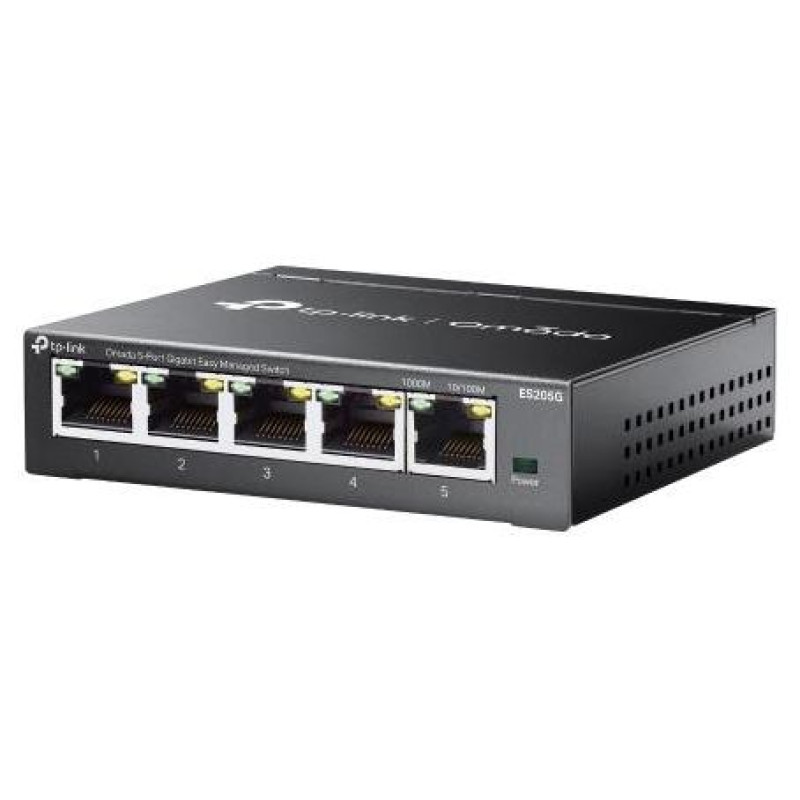 Tp-Link Switch|TP-LINK|Desktop/pedestal|5x10Base-T / 100Base-TX / 1000Base-T|ES205G