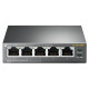 Tp-Link Switch|TP-LINK|Desktop/pedestal|5x10Base-T / 100Base-TX|PoE ports 4|TL-SF1005P