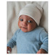 Lodger Beanie Melange bērnu cepurīte, Birch, 0-6 mēn. - BEM 093_0-6