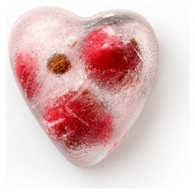 Brabantia LEKUE ledus kubiņu veidne sirds formas ar vāku, red - 882326