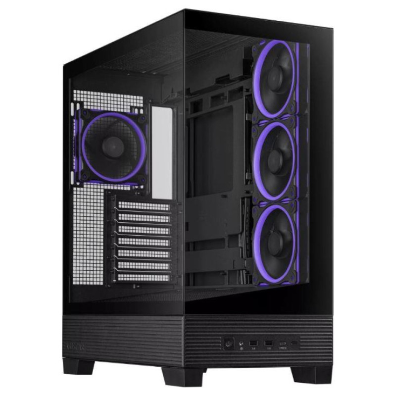 Asus Case|ASUS|ASUS A31 PLUS Case|MidiTower|Case product features Transparent panel|ATX|BTX|MicroATX|MiniITX|Colour Black|A31PLUSTGARGBBLACK