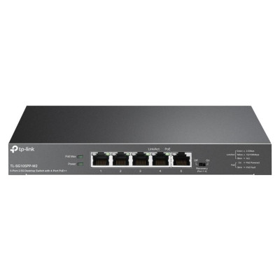Tp-Link Switch|TP-LINK|TL-SG105PP-M2|Desktop/pedestal|5x2.5GbE|TL-SG105PP-M2